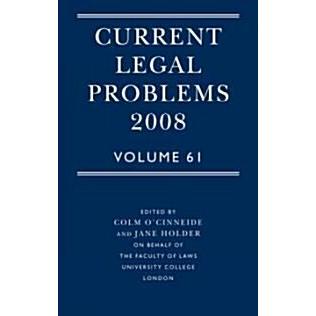 Current Legal Problems (Hardcover)