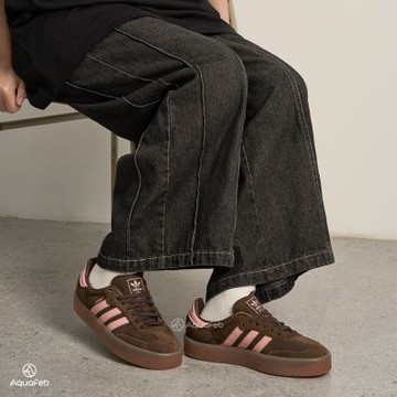 Adidas Sambae 女鞋 可可棕色 運動 微厚底 德訓鞋 休閒 滑板 膠底 復古 休閒鞋 JI2744