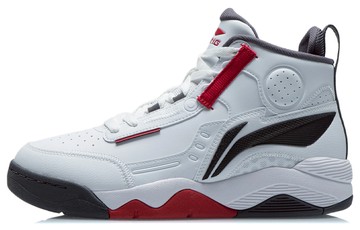 LI-NING BASKETBALL SHOES WHITE BLACK RED