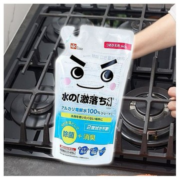 日本 LEC~激落君 鹼性電解水家用清潔劑補充包(360ml) ＩＧ短影片 Threads 爆紅品 脆