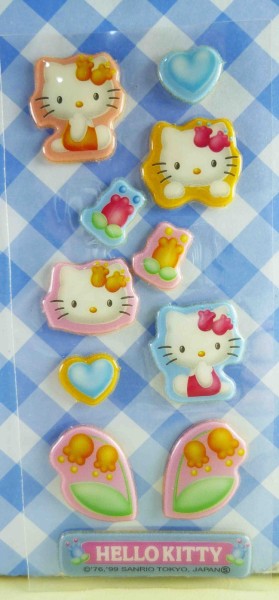 【震撼精品百貨】Hello Kitty 凱蒂貓~KITTY立體貼紙-鈴蘭