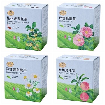 曼寧 桂花蜜香紅茶/蜜桃烏龍茶/蘋果蜜香紅茶 15入/盒