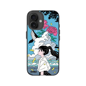 iPhone 16 Clear (相機按鈕) 酷墨灰 - 子凡 Zzifan_z - 鯨魚