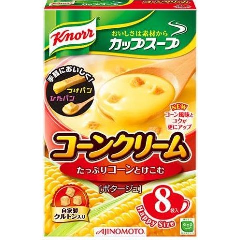 味の素 クノール カップスープ コーンクリーム（8袋入）×6個セット  味の素 クノール カップスープ (毎)