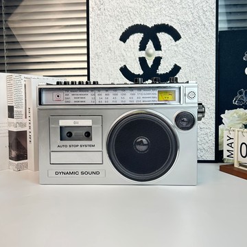 充電式復古磁帶機錄音機卡帶機收音機調頻中波短波藍牙音箱插卡【宜家良品百貨】