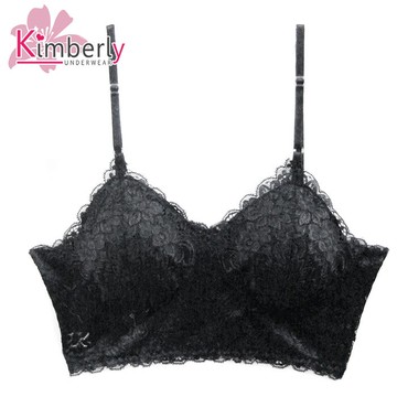 【Kimberly】半透明細肩帶蕾絲內衣-KLB-11061黑色