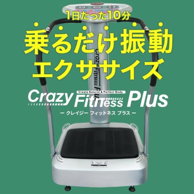 振動マシン Crazy Fitness Plus クレイジーフィットネスプラス 乗る