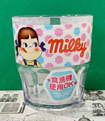 【震撼精品百貨】不二家牛奶妹 Peko 牛奶妹塑膠/美耐皿杯子-透明#08866 震撼日式精品百貨