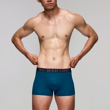 (蝦皮官方商城免運)DADADO-機能系列-天然草本抑菌舒適褲 M-LL合身平口內褲(土耳其藍) GHC401TB