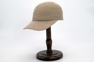美式復古亞麻老帽-亞麻色