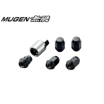 【PP保勁國際】日本原裝 MUGEN 無限 防盜螺絲組 19HEX M12x1.5 (黑)