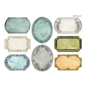 【9 月新品】20-147-0340 裁切紙 幻想復古浪漫喫茶店