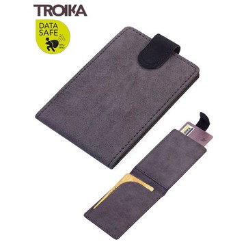 德國TROIKA防消磁盜刷卡包超薄便攜隨身信用銀行卡盒休閑男士錢包