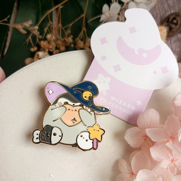 灰巫師企鵝系列 襟針