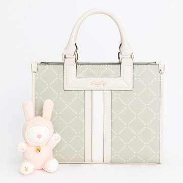 PLAYBOY - 手提包附長背帶 Lucky Bunny系列 - 綠色