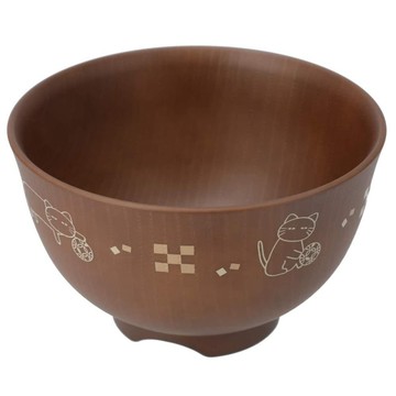 【DECO HOME商品】湯碗 水切羽反 貓 DECONEKO DJ511(DH) NITORI宜得利家居