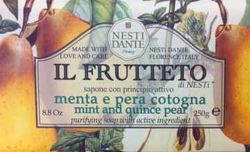 Nesti Dante Il Frutteto Mint and Quince Pear Soap 250g