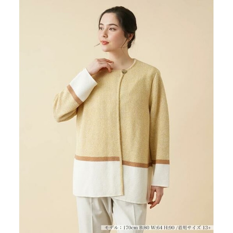 再入荷】 Leilian PLUS HOUSE / レリアンプラスハウス ロングニット