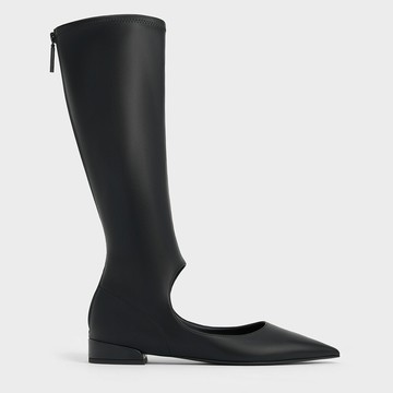 Robbie 挖空尖頭長靴