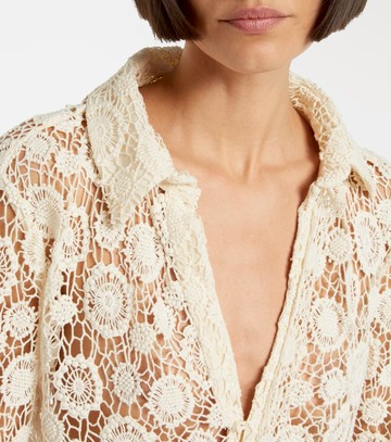 Isabel Marant Cotton and silk crochet top