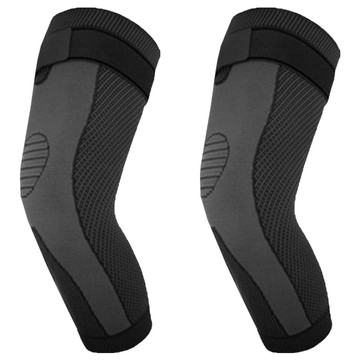 AOLIKES 奧力克斯 護腿套  高彈繃帶 加壓 運動護膝  XL  黑色  2入