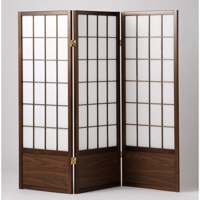 【配送先は法人様、店舗様限定販売】和風衝立　パーテーション　高さ120cm　３連　衝立　間仕切り　スクリーン　目隠し　折り畳み式　完成品　送料無料
