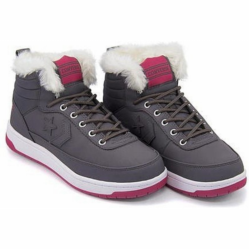 コンバース ハイカット スニーカー ブーツ スノトレ レディース ネクスター1331tbハイ Nextar 1331 Tb Hi Converse グレー ピンク 通販 Lineポイント最大0 5 Get Lineショッピング