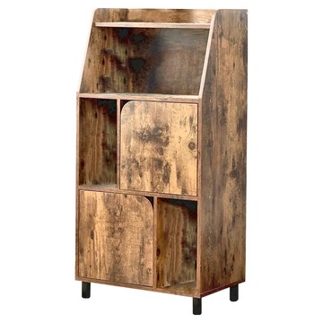 收納王妃 北歐風造型方格收納櫃 1360-14  48.4 x 30 x 97.2cm  仿古木