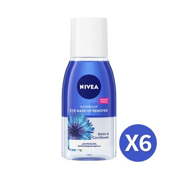 妮維雅 極淨深層眼部卸妝液125ml X6入