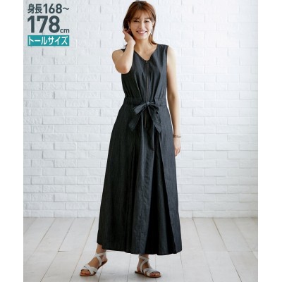 トールサイズ 前開きデニムマキシワンピース 高身長 長身 ロング マキシワンピース Tall Size Dress 通販 Lineポイント最大get Lineショッピング