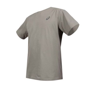 ASICS 男短袖T恤-吸濕排汗 運動 上衣 休閒 2033B960-301 灰銀