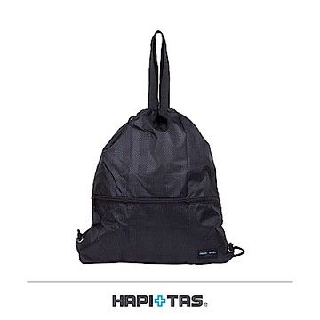 日本HAPI+TAS 防潑水 束口袋 黑色