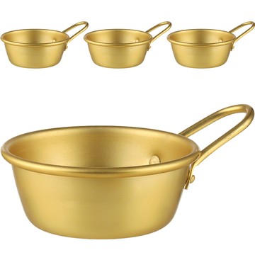 Chef Ring 韓式鍍鋁手柄馬格利酒碗 250ml  4個  銅色