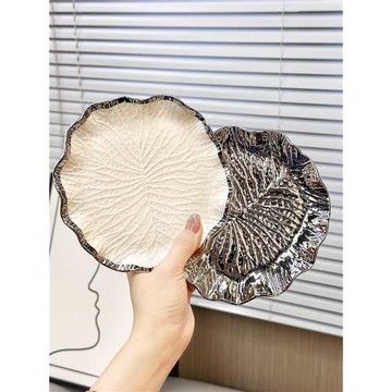 高顏值吐骨碟輕奢高顏值吃飯垃圾渣盤骨頭碟小盤子陶瓷骨盤小碟子