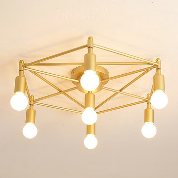 honey comb北歐工業風半吸頂六燈(kc2250)