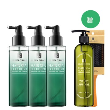 妍霓絲頭皮淨化養髮精華120ml x3+贈洗髮精300mlx1氣墊梳x1