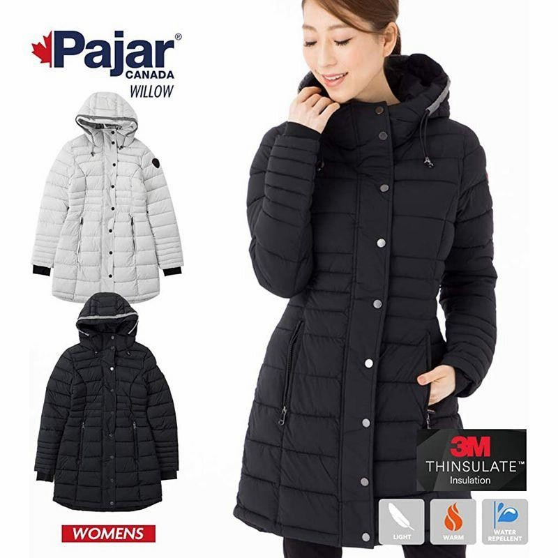 Pajar パジャール WILLOW レディース ストレッチ ロングコート 撥水