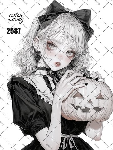 original sticker no.2587 人物貼紙 原創貼紙 原創人物貼紙 裝飾貼紙 cotton melody