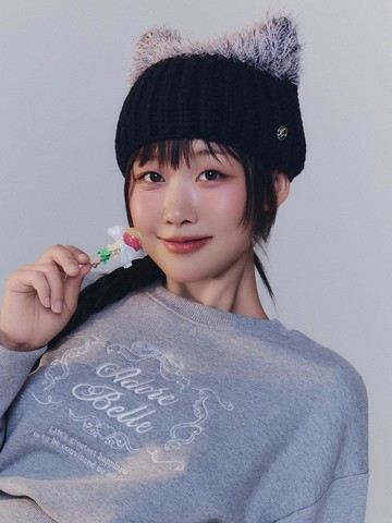 CAT BEANIE [3COLOR]