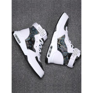 歐美高幫男士板鞋真皮棉鞋運動休閑冬季男鞋加絨2024新款秋季鞋子