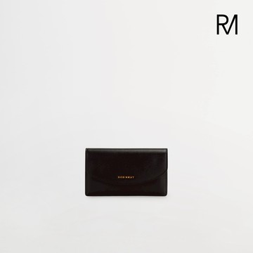 【ROBINMAY】漫夜真皮零錢卡包(黑色)
