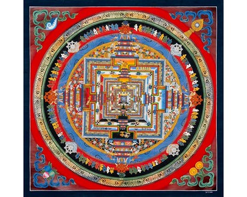 真實性與美麗相遇 每一幅迴向輪都是以愛和奉獻手繪而成