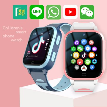快速出貨 4G兒童電話手表批發可插卡防水可視頻智能款男女生港澳臺海外版
