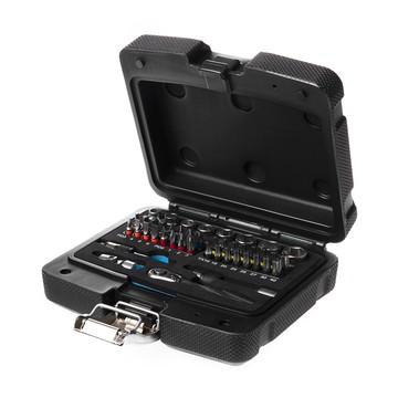 44件鉻釩鋼棘輪迷你套筒起子組1/4"