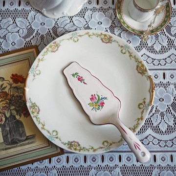 1900-1920年 法國 Limoges 古董蛋糕盤 / 甜點盤