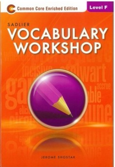 Sadlier Vocabulary Workshop Level F: Student Edition