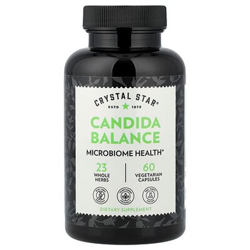 Crystal Star, Candida Balance™ 素食膠囊，60 粒裝