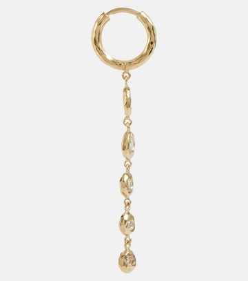 Octavia Elizabeth Charmed Micro Gabby 18kt gold earrings with diamonds