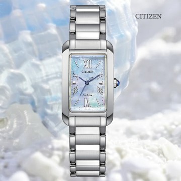 CITIZEN 星辰 L系列 限量 光動能 白蝶貝 方形女錶 EW5620-55N 送禮 禮物 推薦