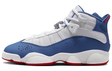 JORDAN 6 RINGS GS WHITE TRUE BLUE